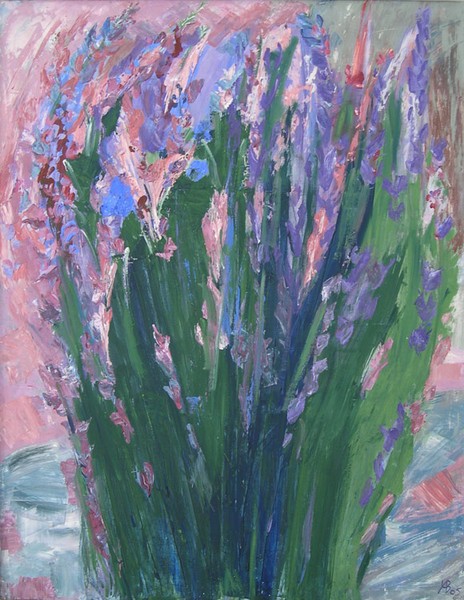 Flowers on road to Yalta