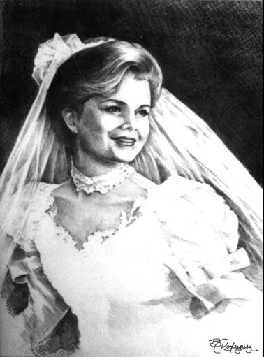 Bride in graphite