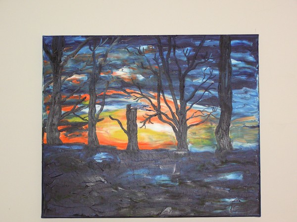 stormy sunset