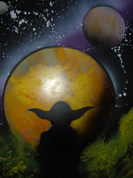 The galactic master (Aerosol Spray paint)