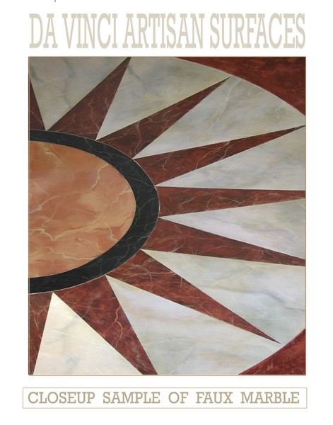 Da Vinci Floors, custom painted surfaces