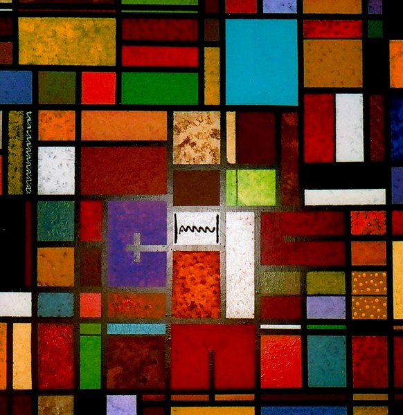 Stained Glass On Wood