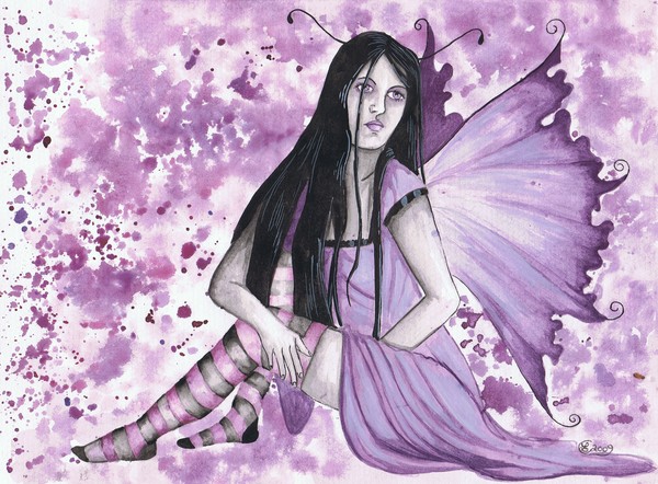 Violet Gothic Faery