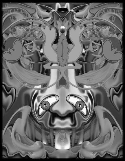 B/W Abstraction Image#003yac