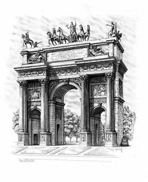 ARCH OF PEACE, MILAN, ITALY