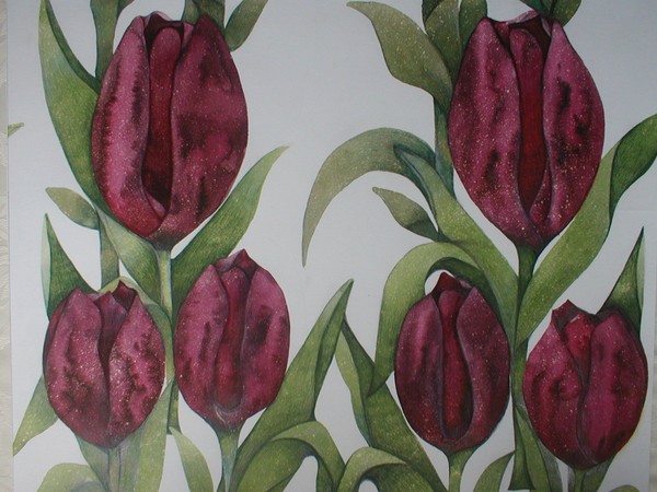 Ruby Tulips