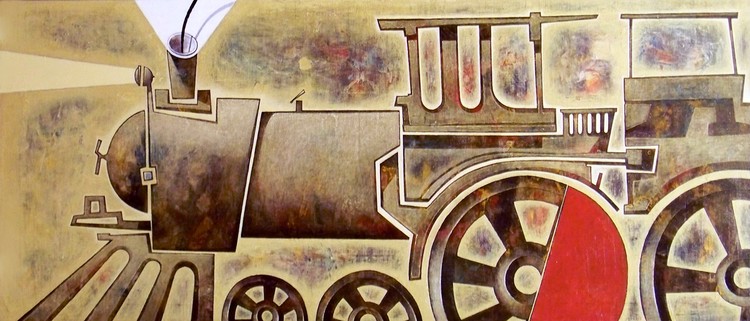 65 x 153. OIL, CANVAS