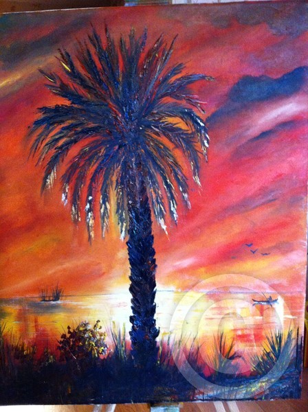 date palm tree