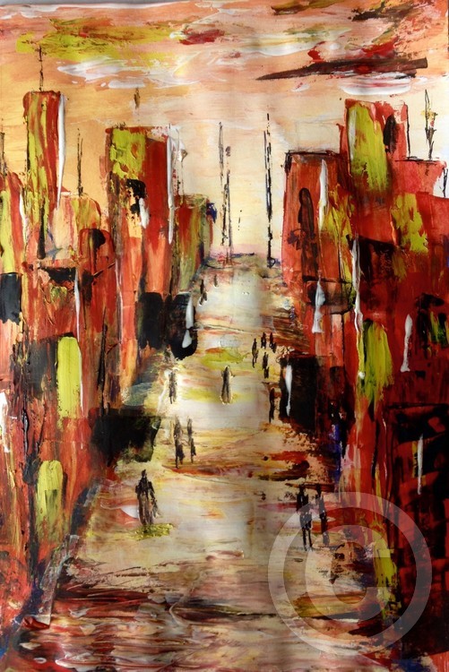 The town