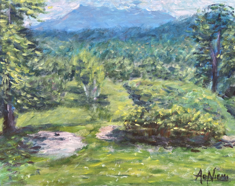 Plein air: Monadnock Berries