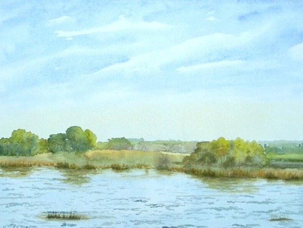 watercolor landscape 653