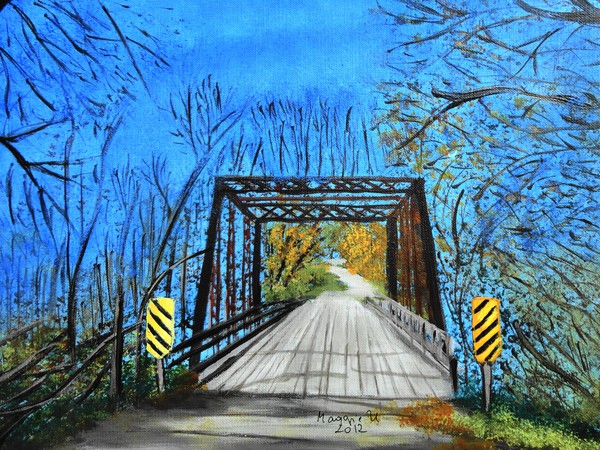 Old wooden bridge/Fort ransom ND