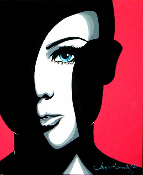 Pop art woman