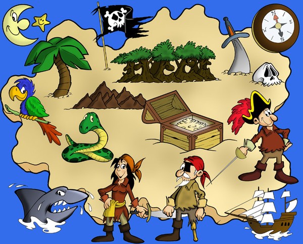 Pirate map