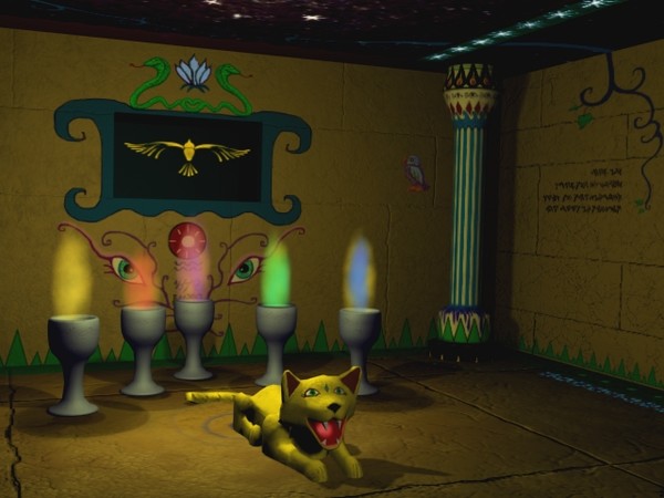 Torch-Room Cat