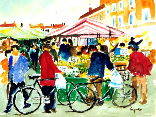 LONDON OPEN MARKET SCENE