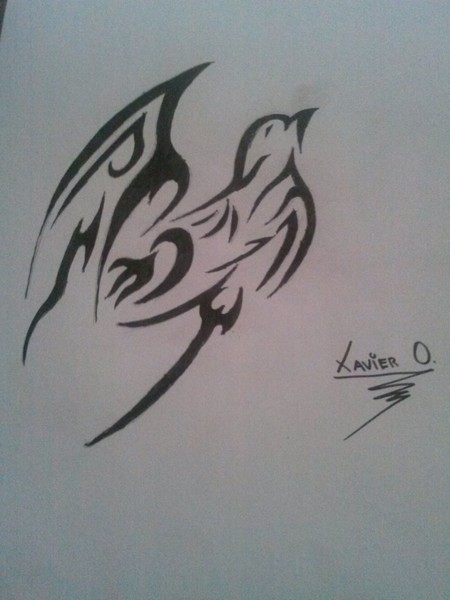 tribal bird