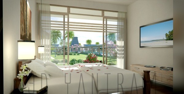 Diseño interior del dormitorio de representación
