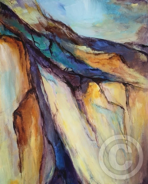 South Rim in Abstract