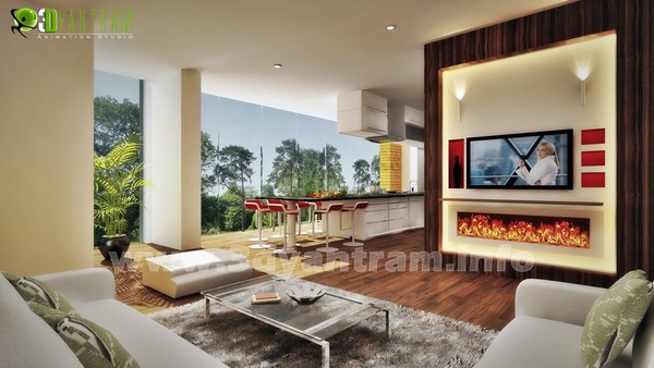 3D Residential Interior Design California