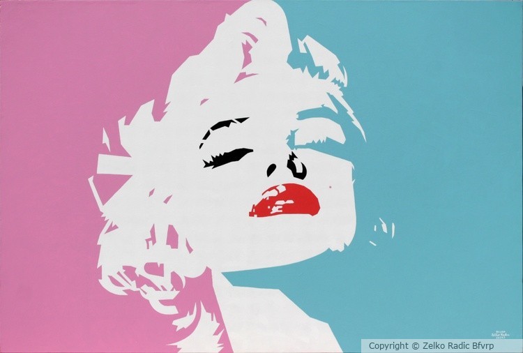 Marilyn Monroe Acrylic Painting
