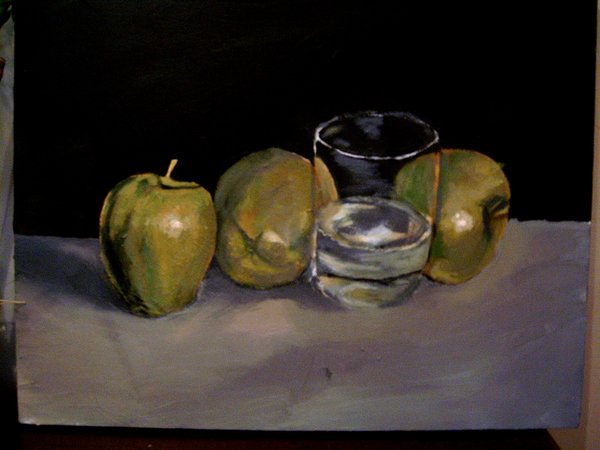 Apples and Glass of Water