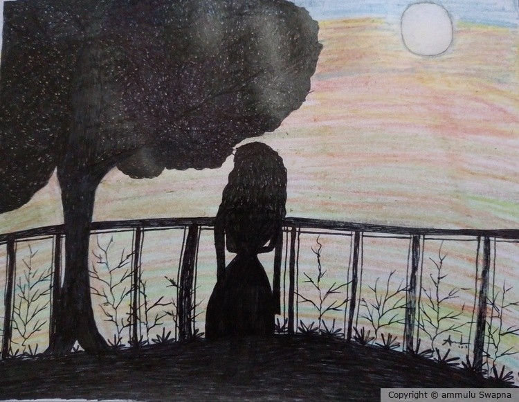 Crayon art.. Ammulu