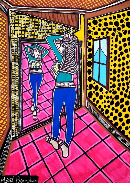 Art collectors modern paintings by Mirit Ben-Nun