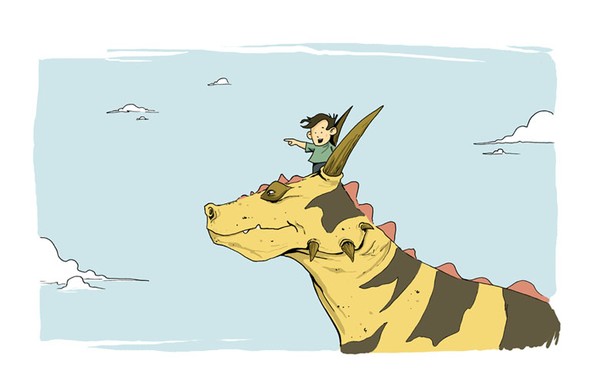 A boy and his Dragon