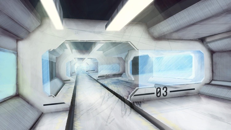 Sci-Fi Hallway