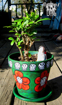 Skully Flower Pot