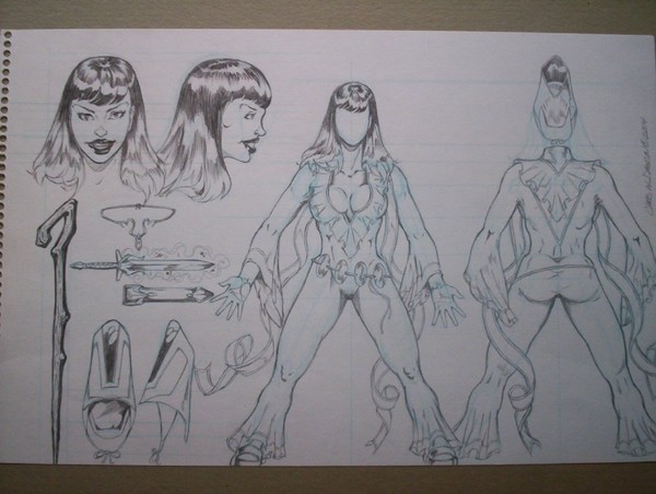 Elfin' Lore's Sidekick Concept layout 