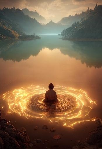 The Wankershim Supreme stardust god in mountain pond photograph 437a9aaa-54e9-4813-ac31-9743f1019d20
