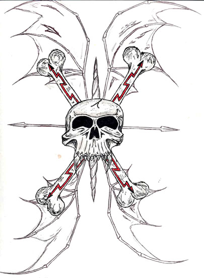 Deaths Head - War Shield