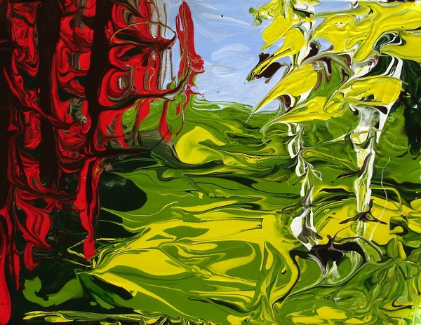 Landscape 1 FingerPainting