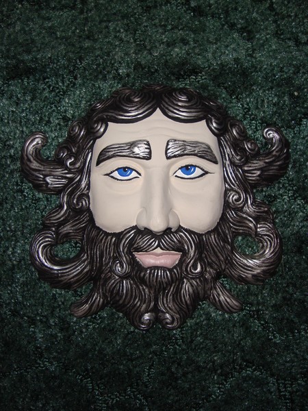 Ceramic wall hanging.