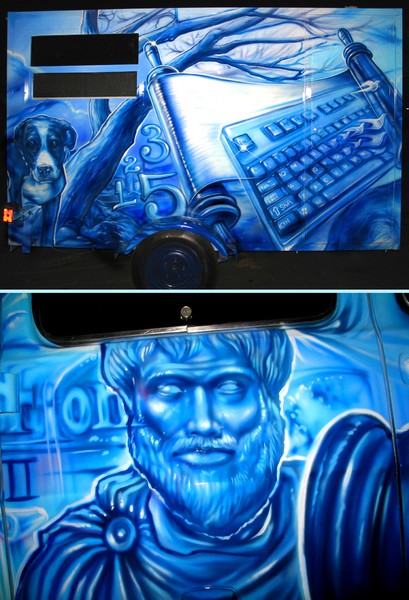 NIGHTTIME METAL PAINTING 2