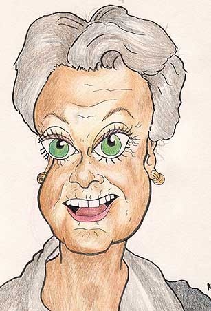 Angela Lansbury Caricature