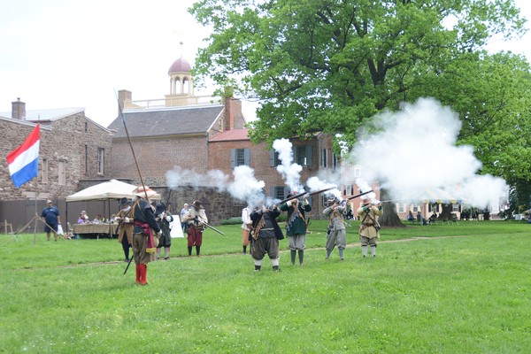 Volley by the Garrison of New Amstel