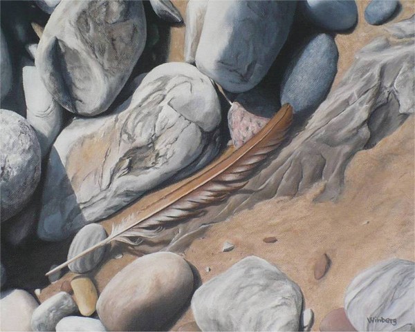 Brown feather
