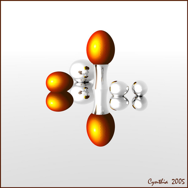 Orange and Silver