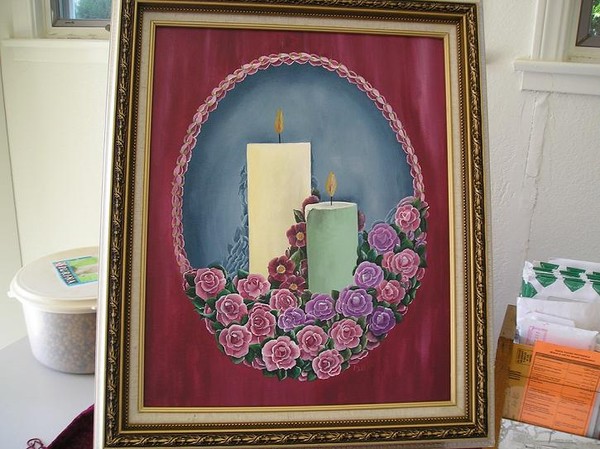 ROSES AND CANDLES