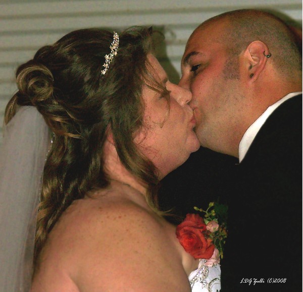 Lisa's Wedding 1st Kiss