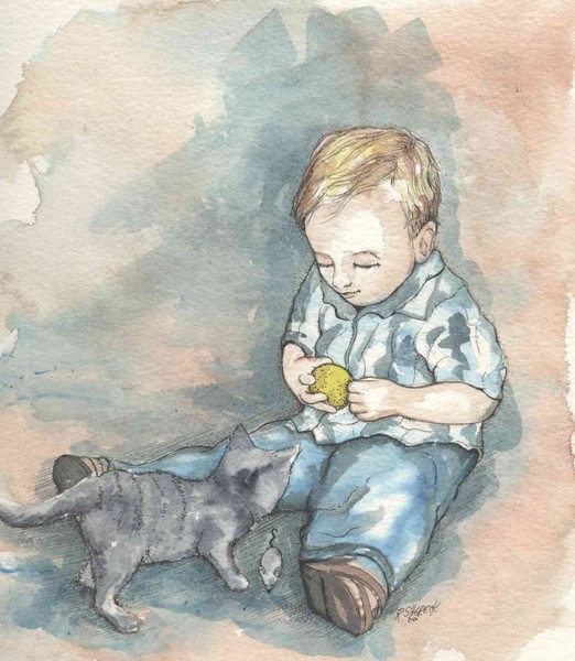 Boy and his Kitty