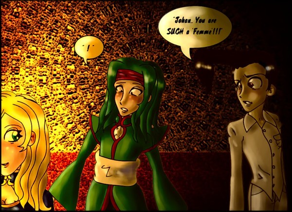 Naomi shocks Johan.