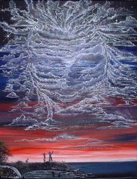SOLD....Face in Sky............