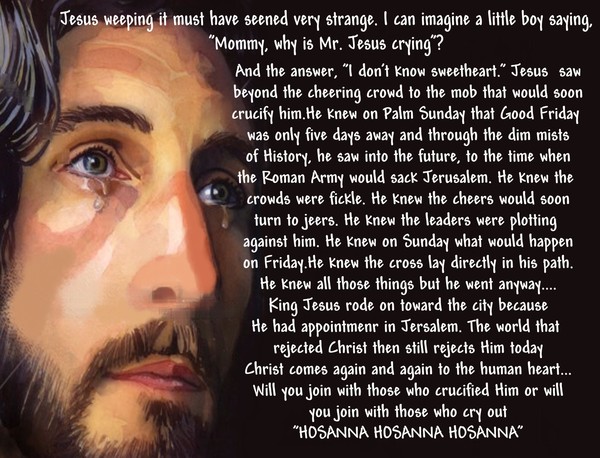 Jesus Weeping...