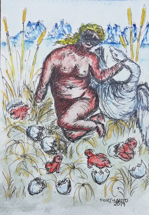 Leda and the swan 
