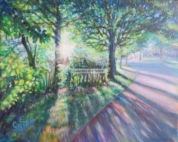 stripes of light