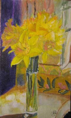 Daffodils in vase